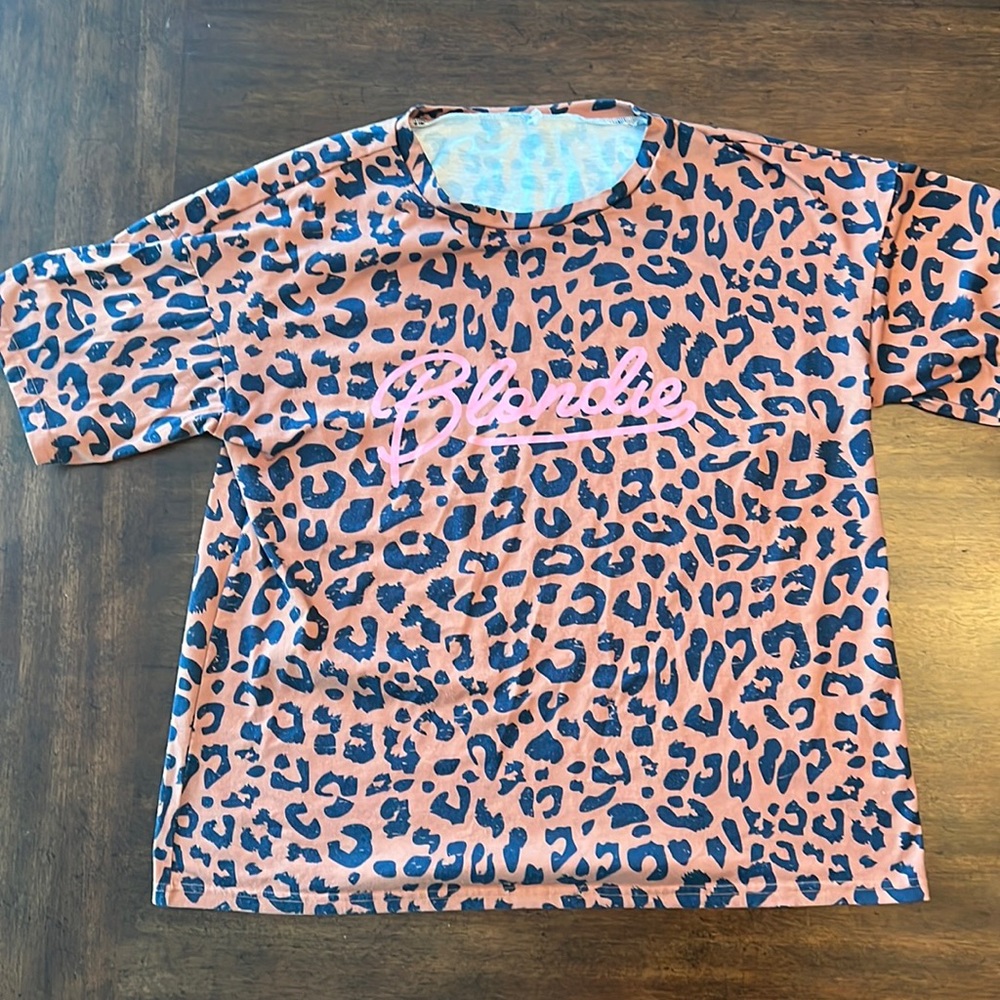 Blondie, leopard, T-shirt